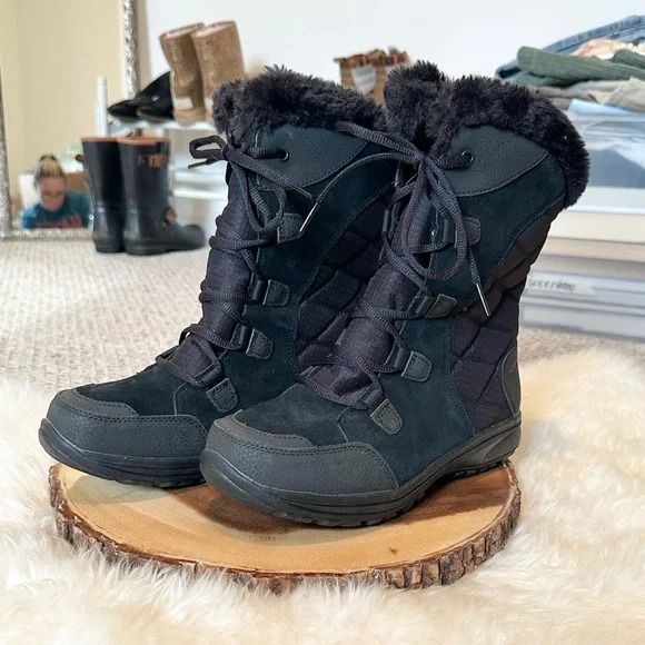 ✨COLUMBIA “Ice Maiden II” Waterproof Boot Calf Height w/ “Fur” Women’s Size 8✨ - Picture 6 of 6